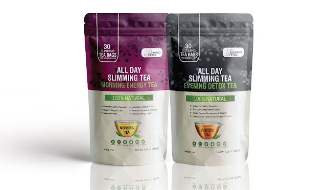 All Day Slimming Tea morning and evening bags