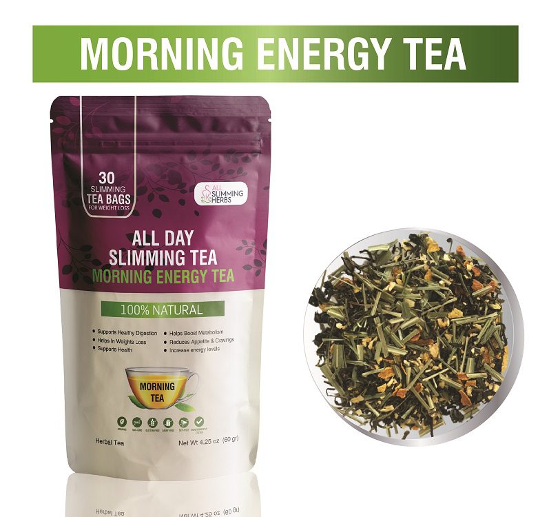 Morning Tea cup and sachet